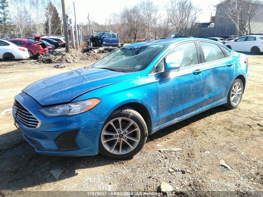 2019 Ford Fusion Se VIN: 3FA6P0HD8KR190667 Lot: 11979057