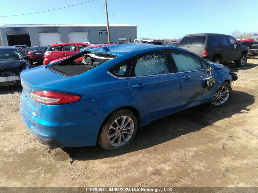 2019 Ford Fusion Se VIN: 3FA6P0HD8KR190667 Lot: 11979057