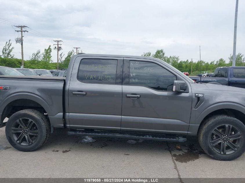 2022 Ford F-150 Lariat VIN: 1FTEW1EP3NFA32610 Lot: 11979058