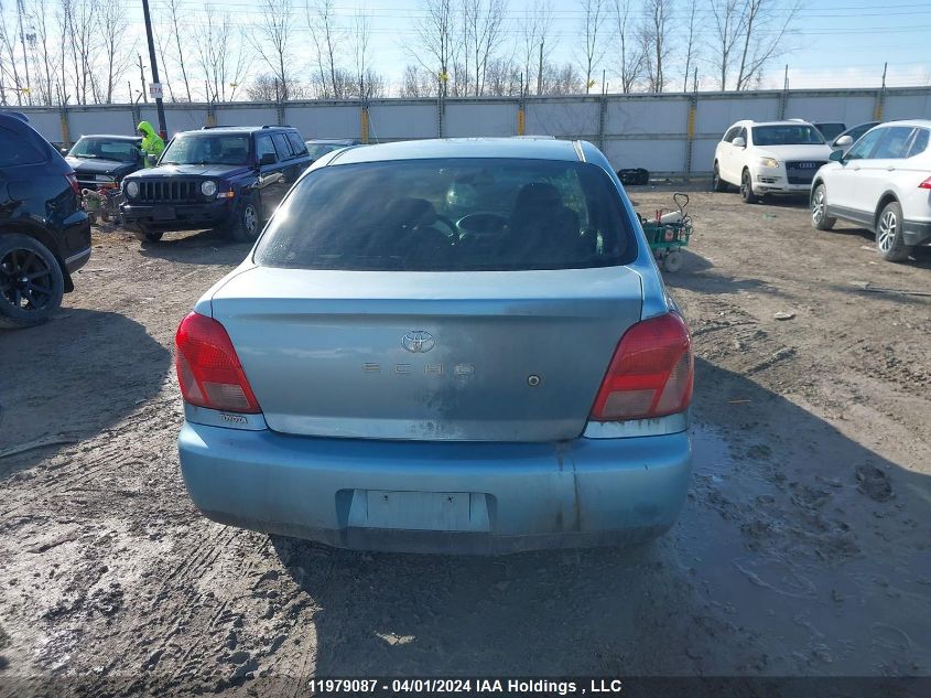 2000 Toyota Echo VIN: JTDBT1235Y0018406 Lot: 11979087