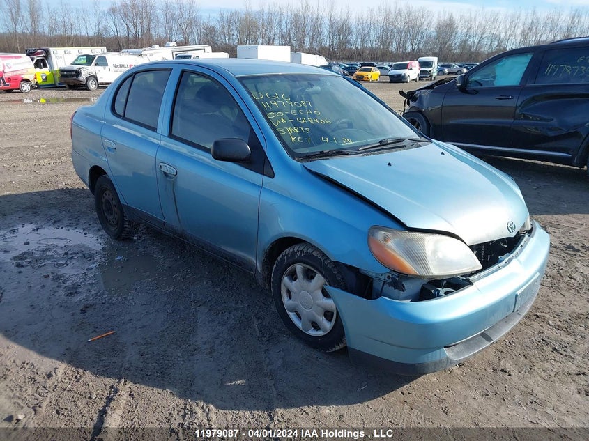 2000 Toyota Echo VIN: JTDBT1235Y0018406 Lot: 11979087