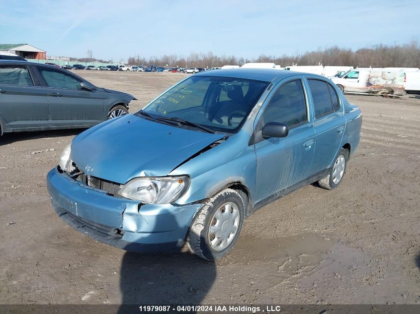 2000 Toyota Echo VIN: JTDBT1235Y0018406 Lot: 11979087