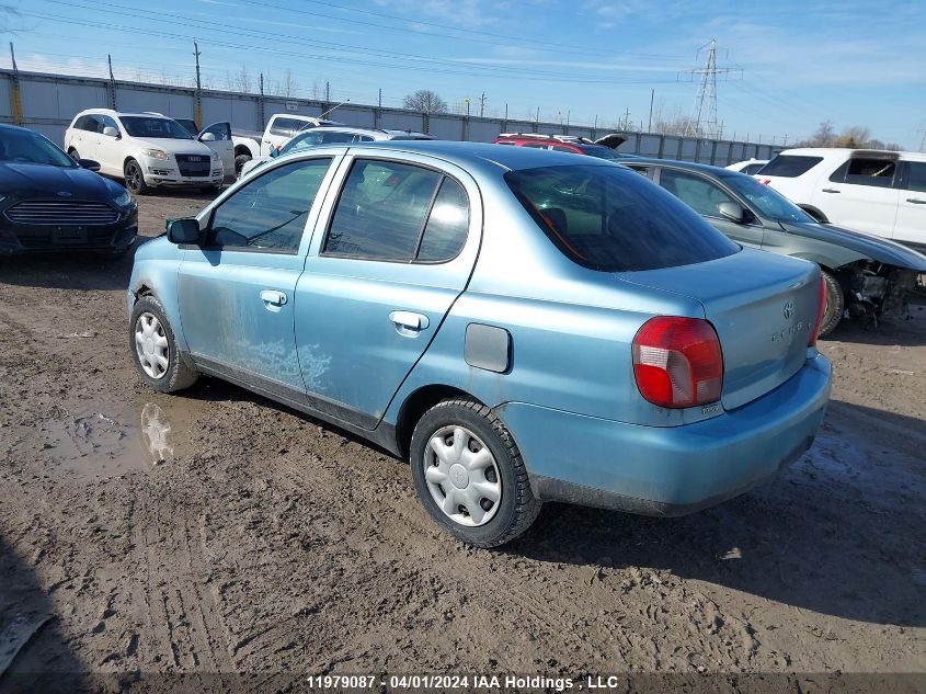 2000 Toyota Echo VIN: JTDBT1235Y0018406 Lot: 11979087