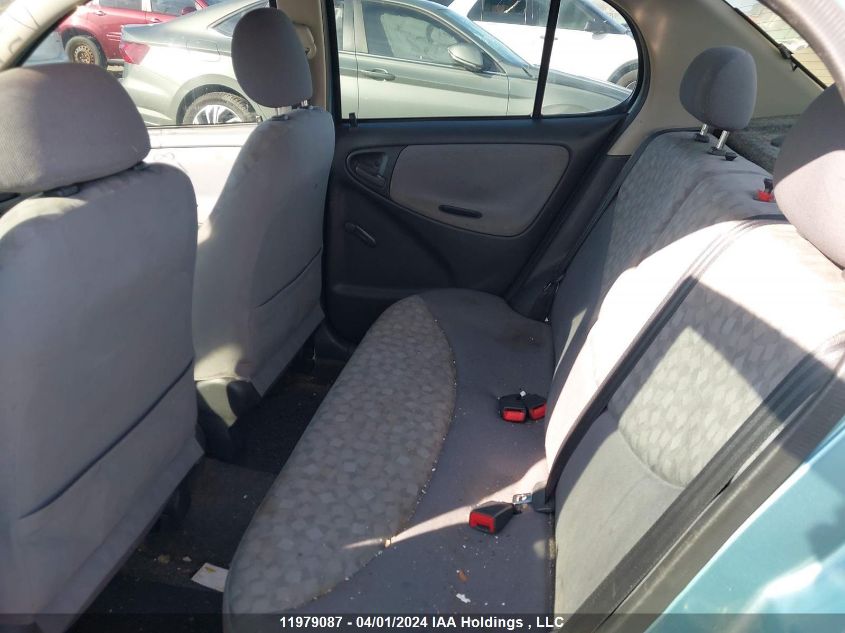 2000 Toyota Echo VIN: JTDBT1235Y0018406 Lot: 11979087