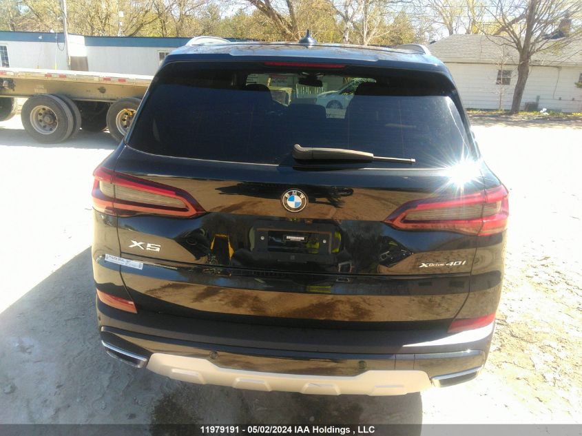 2022 BMW X5 xDrive40I VIN: 5UXCR6C07N9N33076 Lot: 11979191