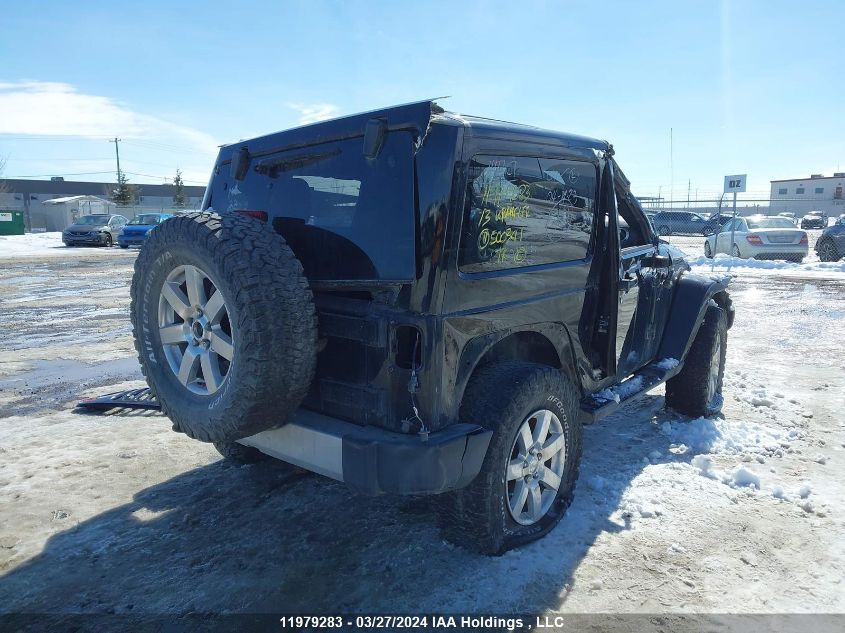 2013 Jeep Wrangler Sahara VIN: 1C4AJWBG0DL500341 Lot: 11979283