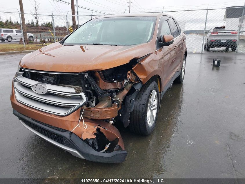 2017 Ford Edge Sel VIN: 2FMPK4J87HBB92205 Lot: 11979350