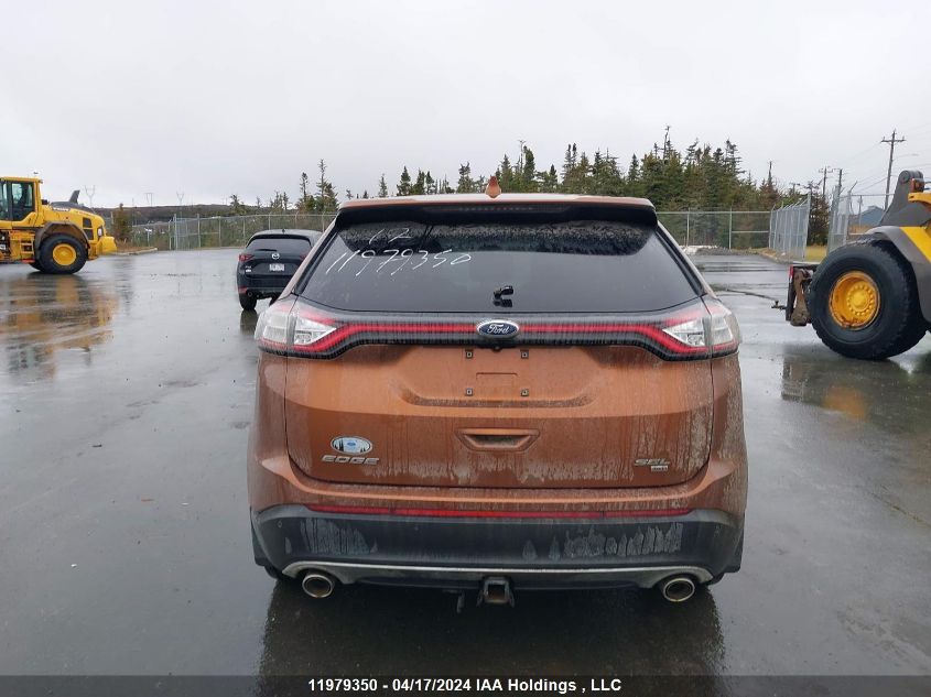 2017 Ford Edge Sel VIN: 2FMPK4J87HBB92205 Lot: 11979350