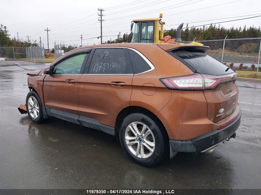 2017 Ford Edge Sel VIN: 2FMPK4J87HBB92205 Lot: 11979350