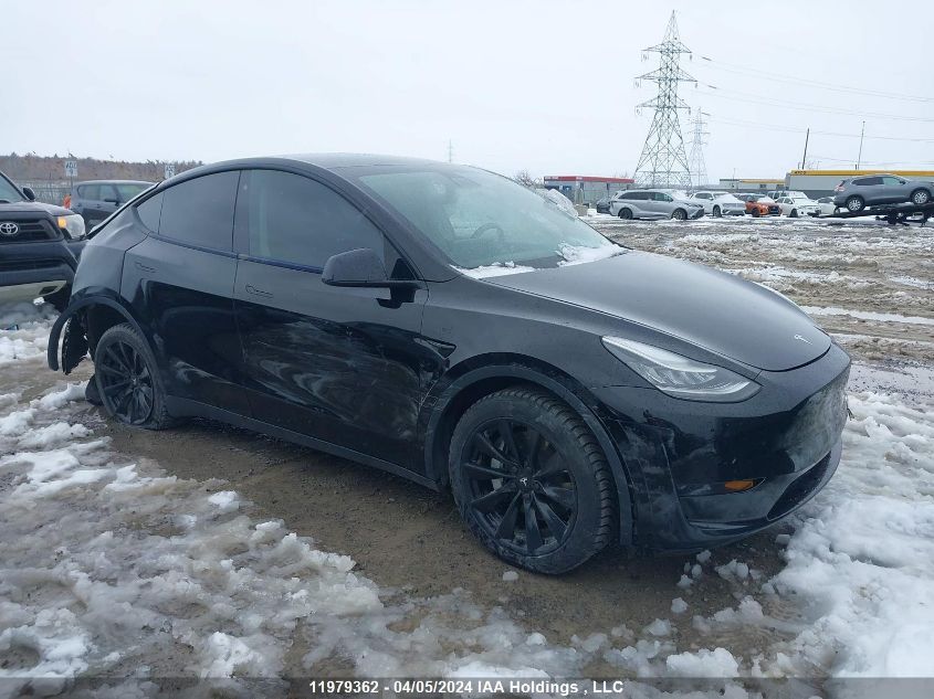 2020 Tesla Model Y VIN: 5YJYGDEE8LF040102 Lot: 11979362