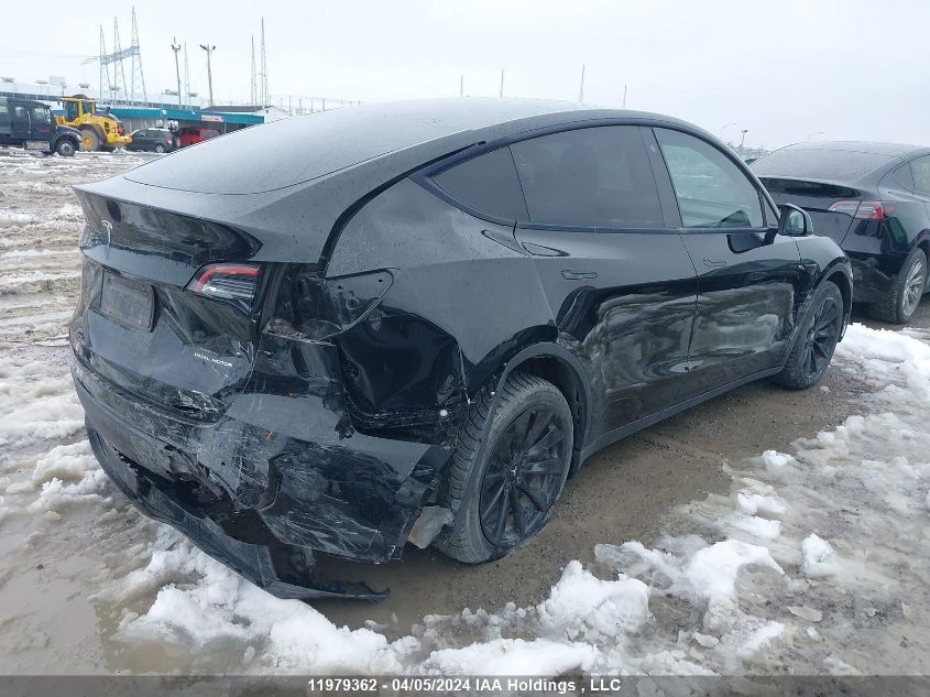 2020 Tesla Model Y VIN: 5YJYGDEE8LF040102 Lot: 11979362