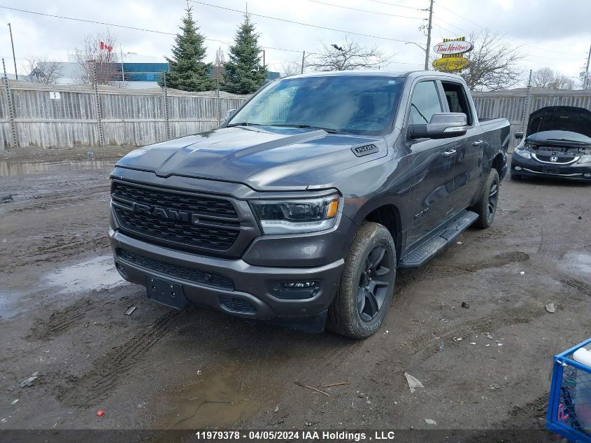 2022 Ram 1500 Sport VIN: 1C6SRFVT0NN196124 Lot: 11979378