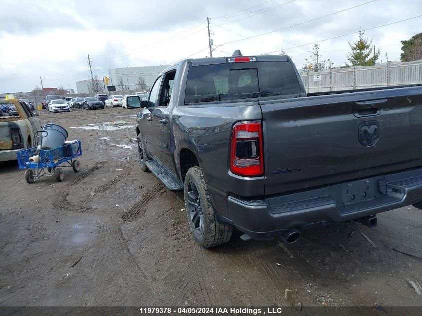 2022 Ram 1500 Sport VIN: 1C6SRFVT0NN196124 Lot: 11979378