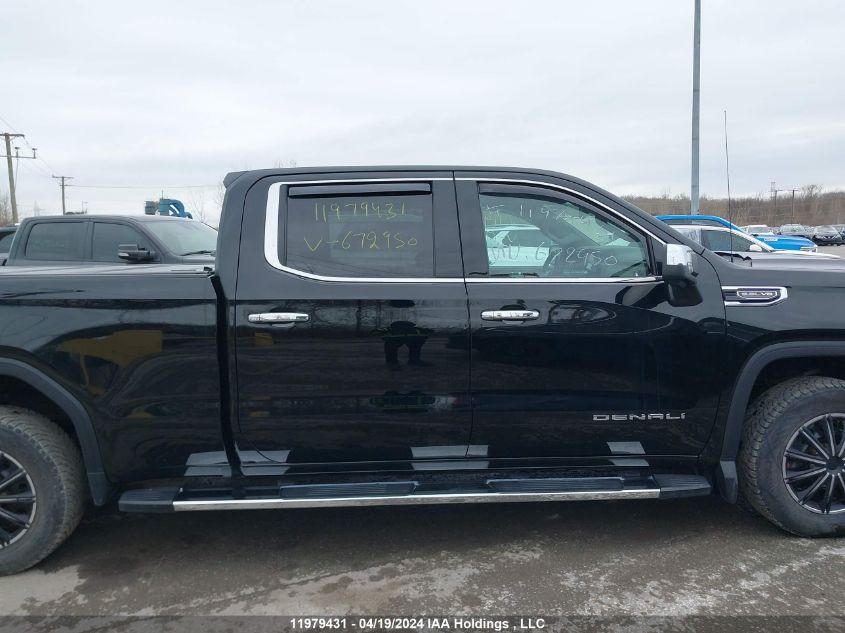 2022 GMC Sierra 1500 VIN: 3GTUUGED4NG672950 Lot: 11979431