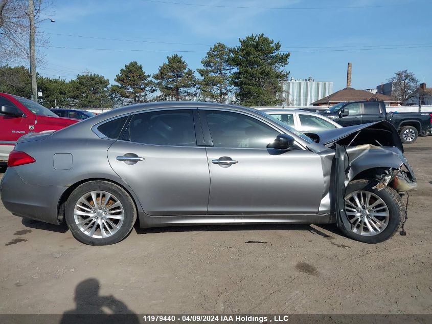 2012 Infiniti M37 X VIN: JN1BY1AR9CM391296 Lot: 11979440