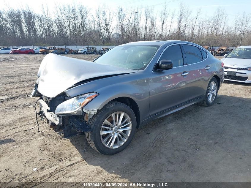 2012 Infiniti M37 X VIN: JN1BY1AR9CM391296 Lot: 11979440