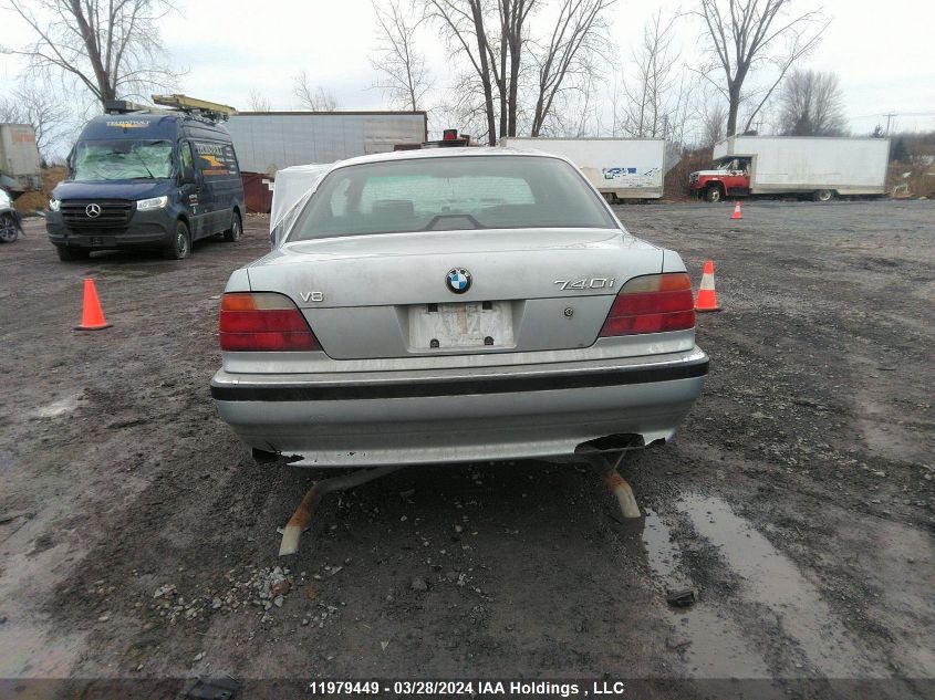 1997 BMW 740 I Automatic VIN: WBAGF8320VDL49388 Lot: 11979449