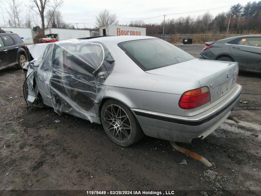 1997 BMW 740 I Automatic VIN: WBAGF8320VDL49388 Lot: 11979449