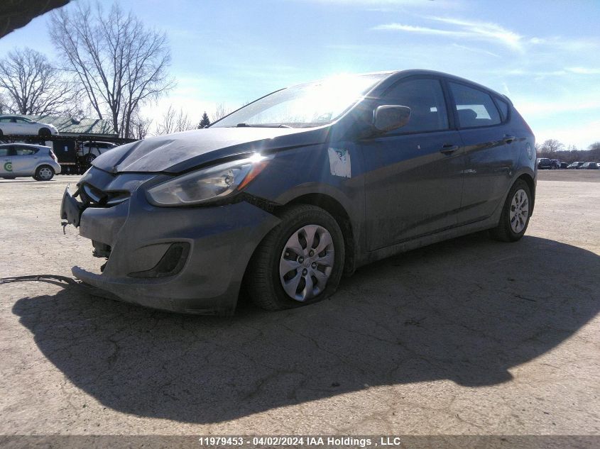 2015 Hyundai Accent VIN: KMHCT5AE7FU220566 Lot: 11979453