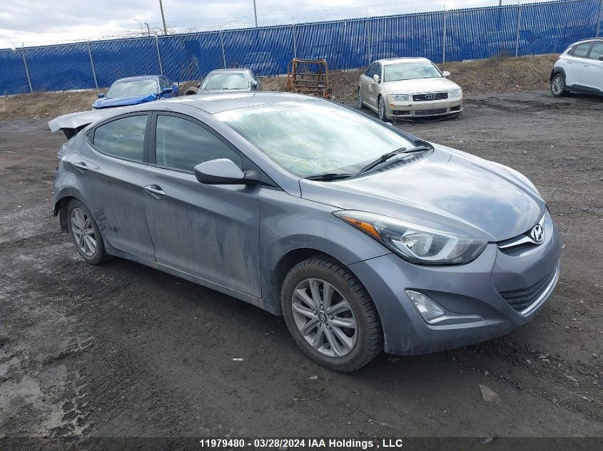 2016 Hyundai Elantra Se/Sport/Limited VIN: KMHDH4AE6GU643866 Lot: 11979480