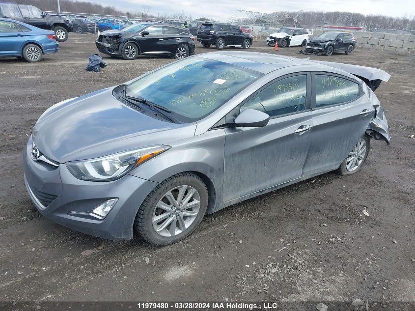 2016 Hyundai Elantra Se/Sport/Limited VIN: KMHDH4AE6GU643866 Lot: 11979480