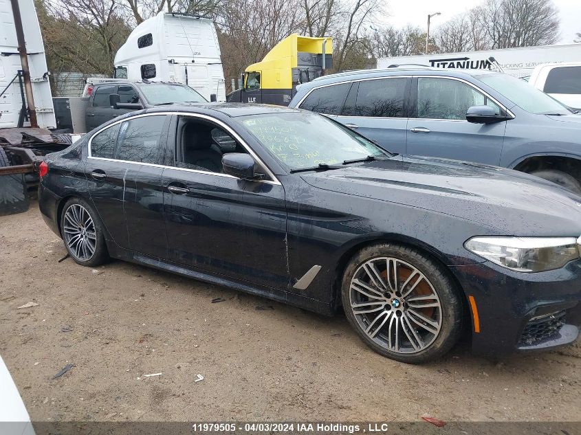 2017 BMW 5 Series VIN: WBAJA7C37HG906890 Lot: 11979505