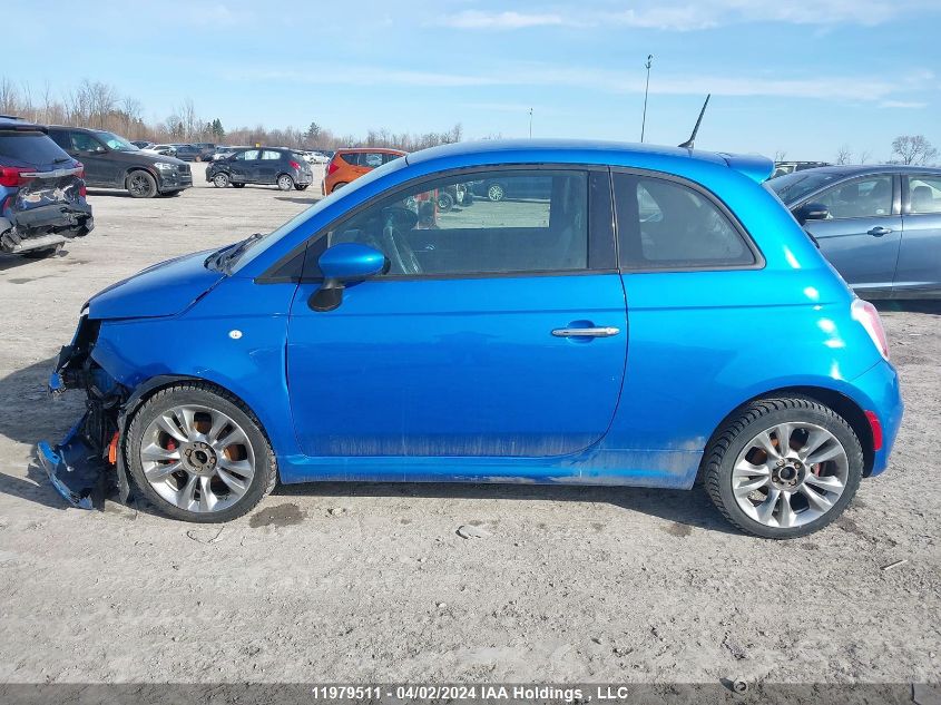 2015 Fiat 500 Sport VIN: 3C3CFFBR9FT707026 Lot: 11979511