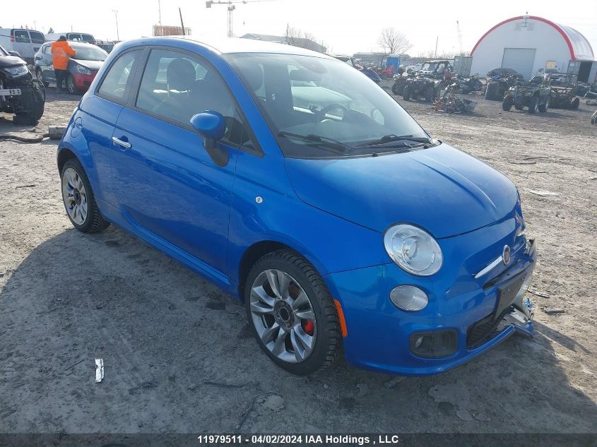 2015 Fiat 500 Sport VIN: 3C3CFFBR9FT707026 Lot: 11979511