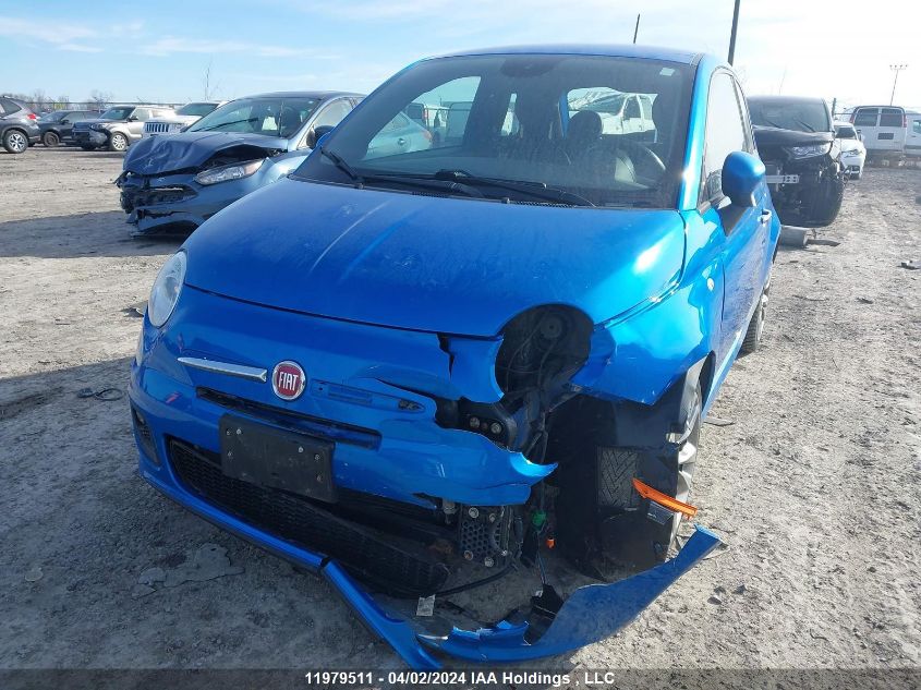 2015 Fiat 500 Sport VIN: 3C3CFFBR9FT707026 Lot: 11979511