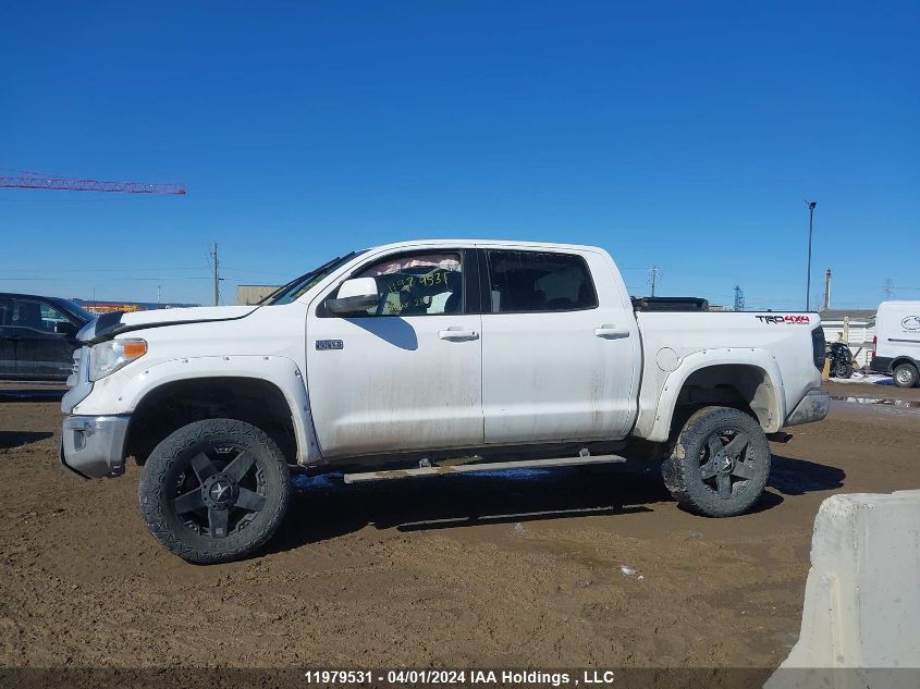 2014 Toyota Tundra Crewmax Sr5 VIN: 5TFDY5F19EX341340 Lot: 11979531