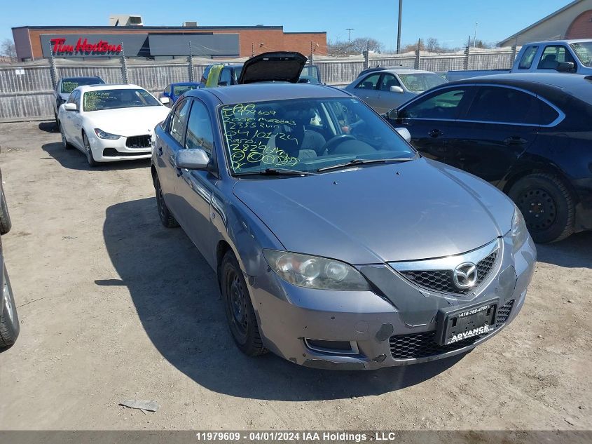 2008 Mazda Mazda3 VIN: JM1BK32F381123352 Lot: 11979609