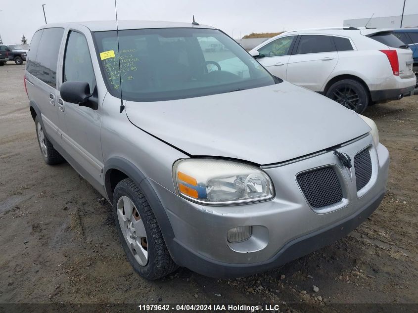 2008 Pontiac Montana Sv6 VIN: 1GMDU03W48D173302 Lot: 11979642