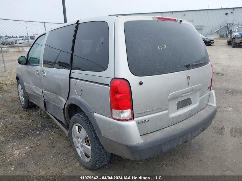 2008 Pontiac Montana Sv6 VIN: 1GMDU03W48D173302 Lot: 11979642