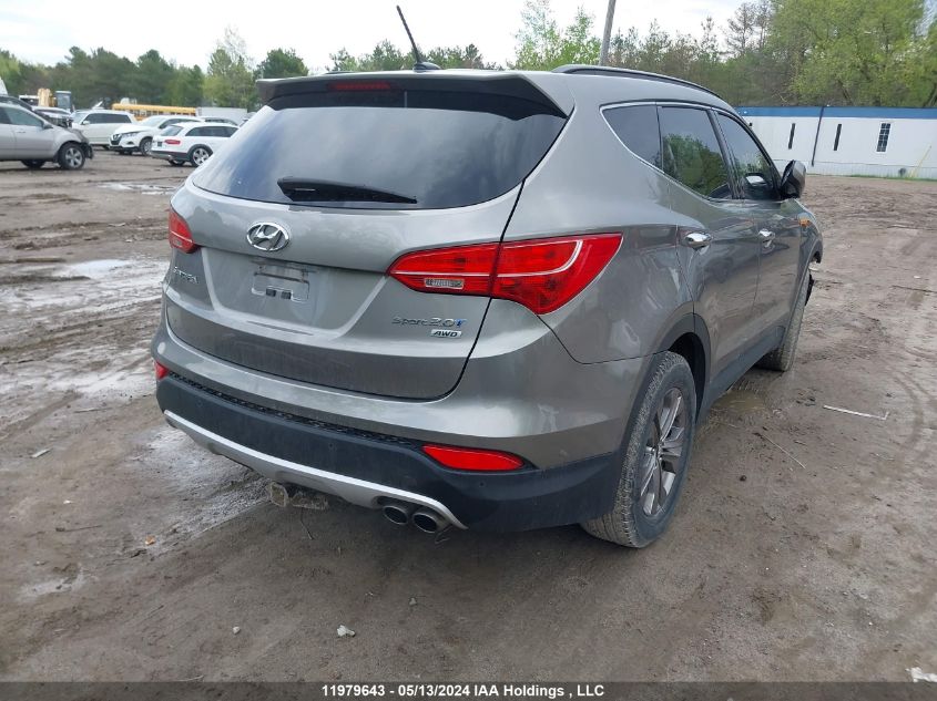 2013 Hyundai Santa Fe VIN: 5XYZUDLA3DG043173 Lot: 11979643