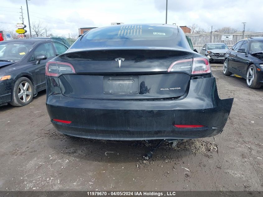 2022 Tesla Model 3 VIN: 5YJ3E1EB5NF231998 Lot: 11979670