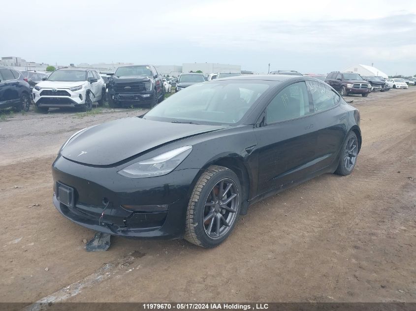 2022 Tesla Model 3 VIN: 5YJ3E1EB5NF231998 Lot: 11979670