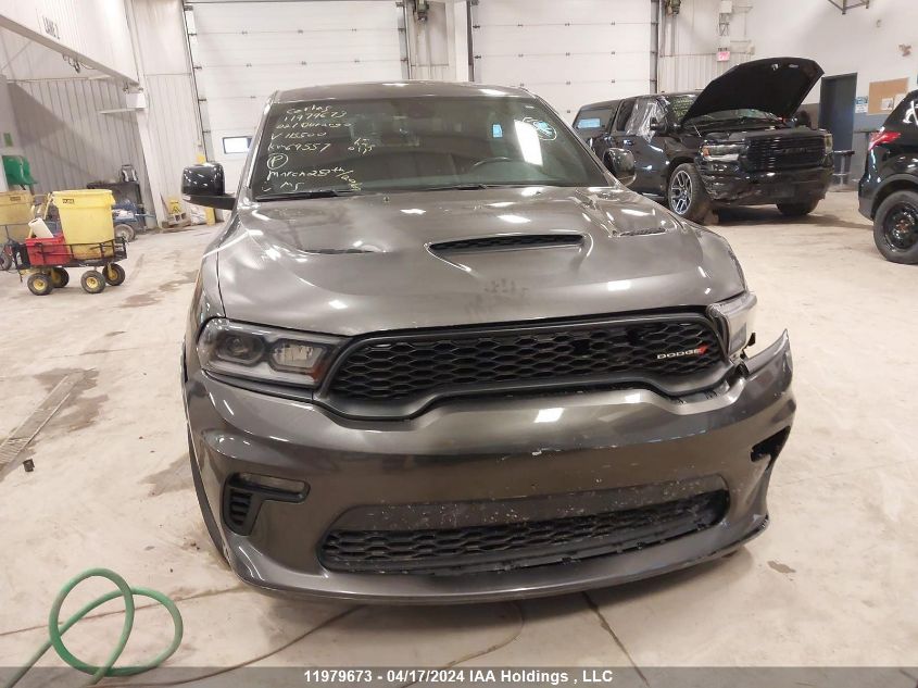 2021 Dodge Durango R/T VIN: 1C4SDJCT3MC715500 Lot: 11979673