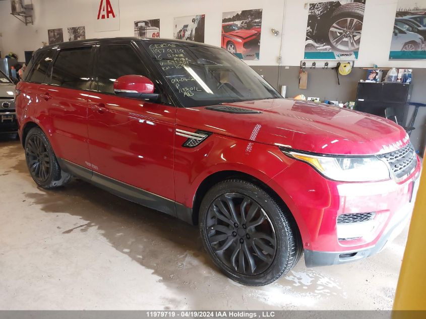 2016 Land Rover Range Rover Sport VIN: SALWR2KF0GA591201 Lot: 11979719