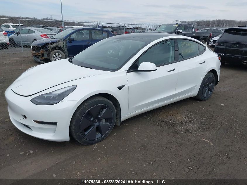 2023 Tesla Model 3 VIN: LRW3E1FA4PC845475 Lot: 11979830