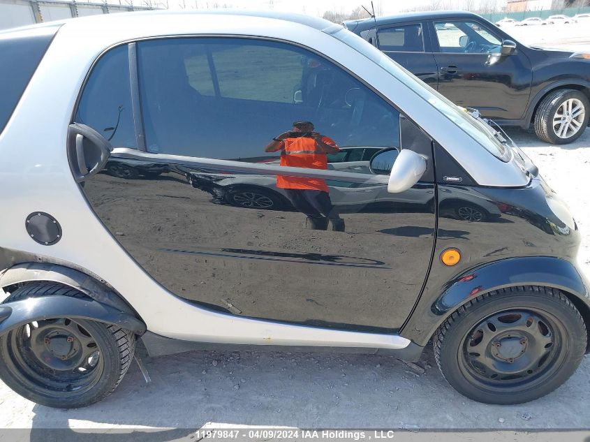 2006 Smart Fortwo VIN: WMEAJ00F86J303019 Lot: 11979847