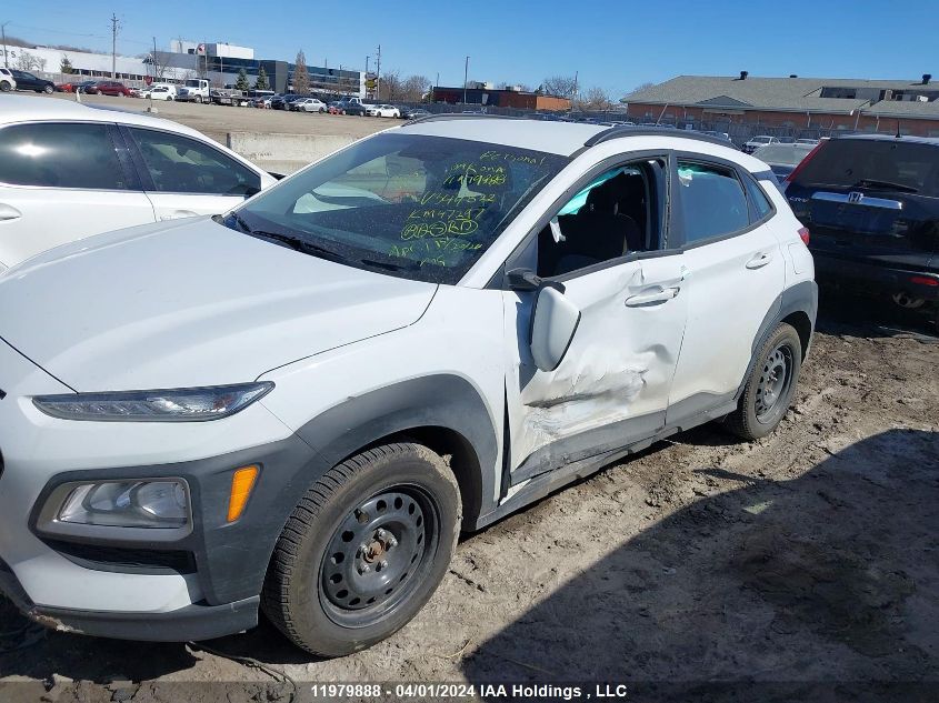 2019 Hyundai Kona Se VIN: KM8K12AA6KU344822 Lot: 11979888