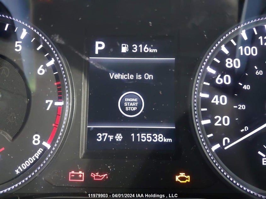 2019 Hyundai Santa Fe Sel/Sel Plus VIN: 5NMS3CAA9KH019738 Lot: 11979903