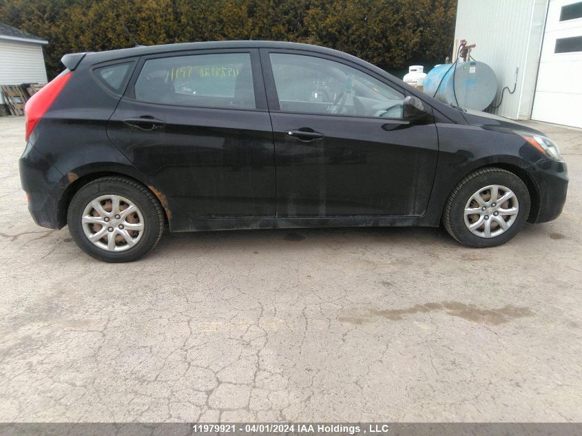 2013 Hyundai Accent VIN: KMHCT5AE3DU063843 Lot: 11979921