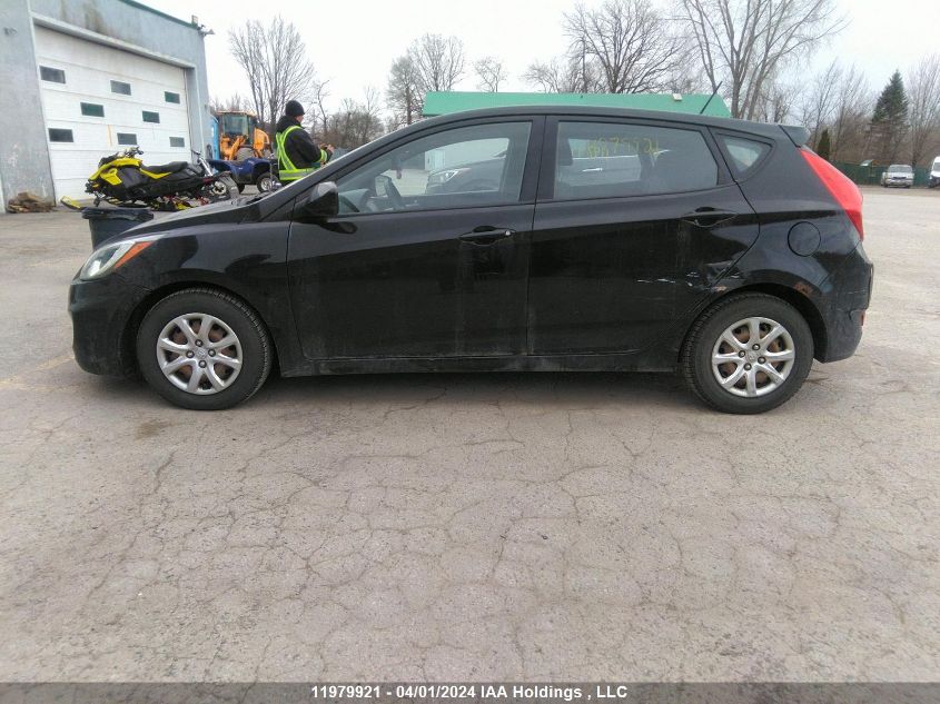 2013 Hyundai Accent VIN: KMHCT5AE3DU063843 Lot: 11979921