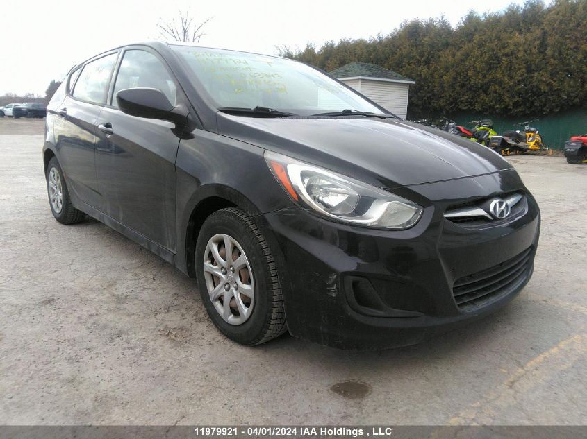 2013 Hyundai Accent VIN: KMHCT5AE3DU063843 Lot: 11979921