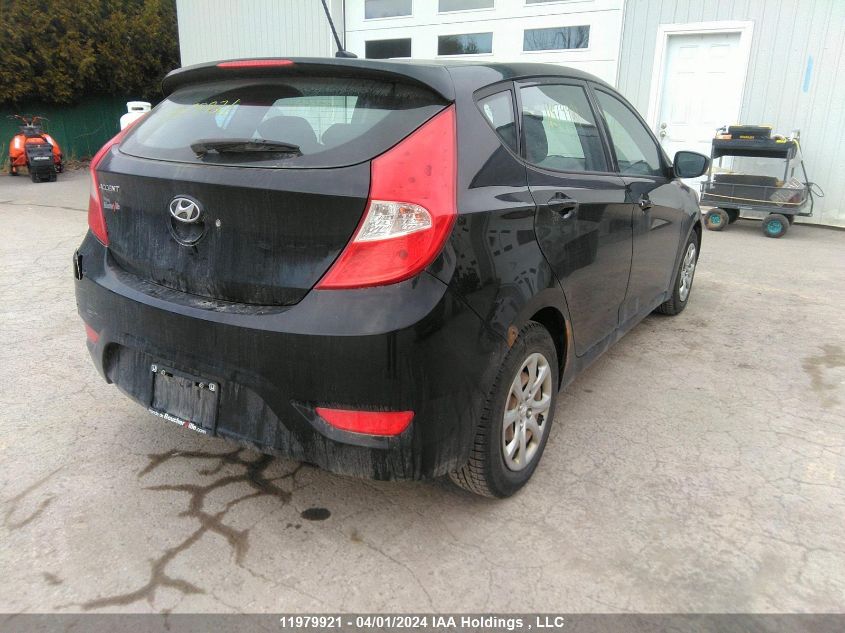 2013 Hyundai Accent VIN: KMHCT5AE3DU063843 Lot: 11979921