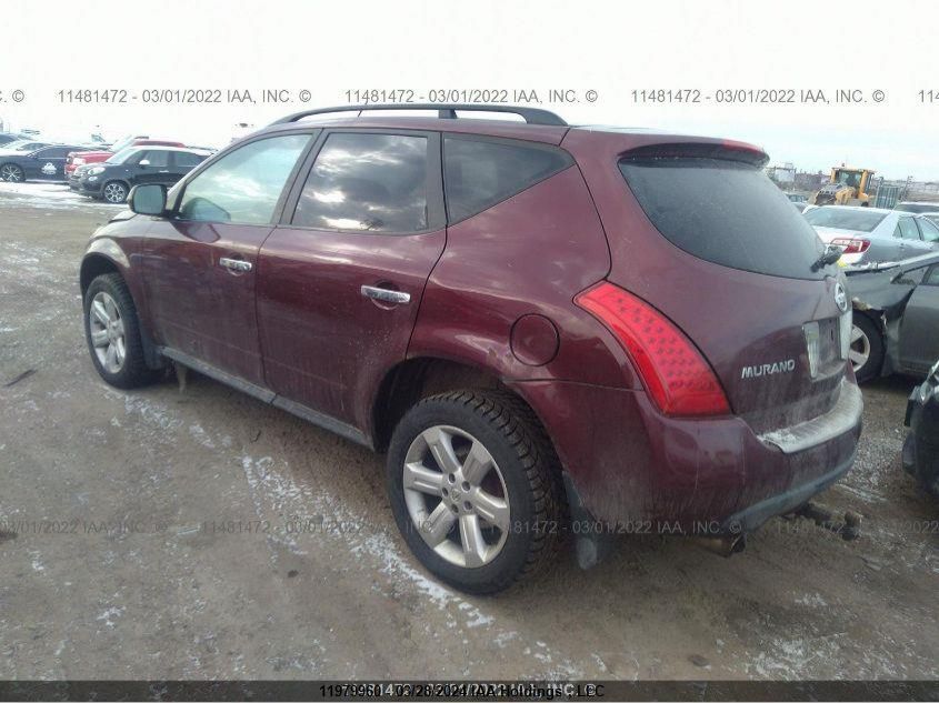 2007 Nissan Murano S VIN: JN8AZ08W27W623294 Lot: 11979960