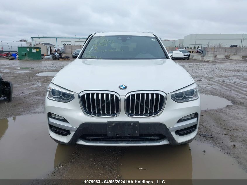 2019 BMW X3 VIN: 5UXTR9C57KLP90508 Lot: 11979963