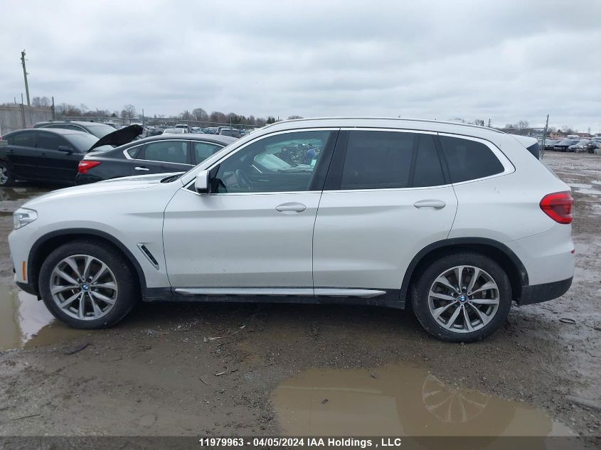 2019 BMW X3 VIN: 5UXTR9C57KLP90508 Lot: 11979963