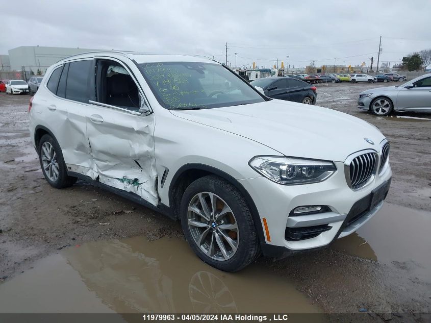 2019 BMW X3 VIN: 5UXTR9C57KLP90508 Lot: 11979963